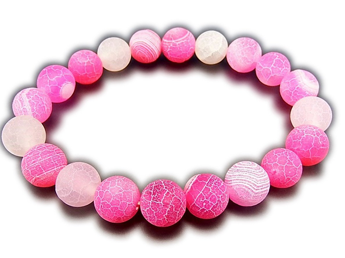 なんか不思議！すっごい良い！ズンズン入ってくる！すごいパワー！ドラゴンアゲート！ 愛と平和を象徴】希少天然石 ブルードラゴンアゲート（10mm） | フォー